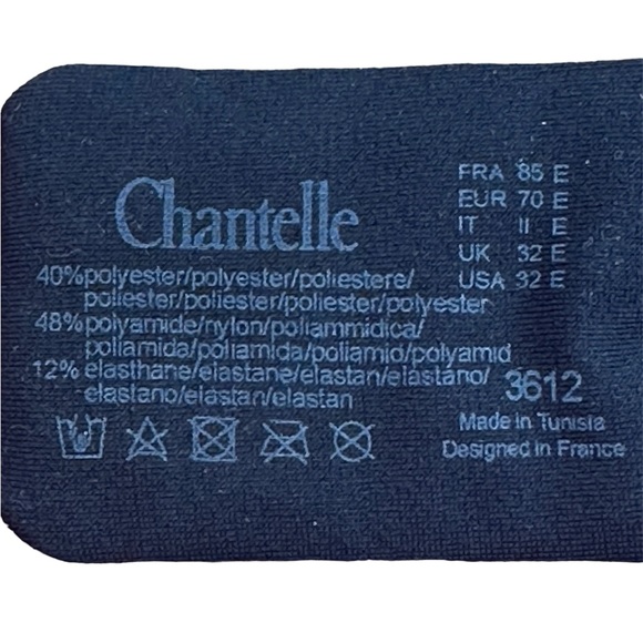 Chantelle bra blk 32E w/ convertible straps - Picture 8 of 8